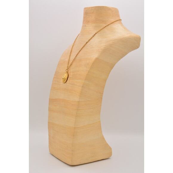 Meghan Bo Designs Lion Pendant Necklace Gold Tone Signed BinAU - Picture 9 of 12